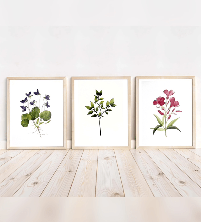 Carte postale « Violettes »
