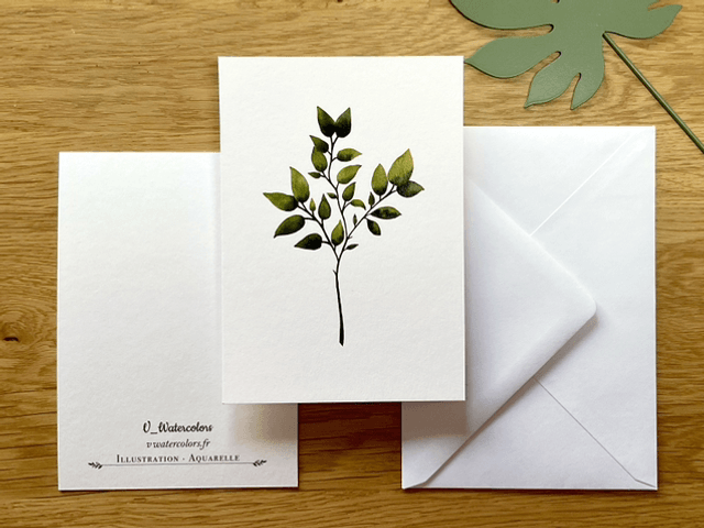 Carte postale « Petite branche »